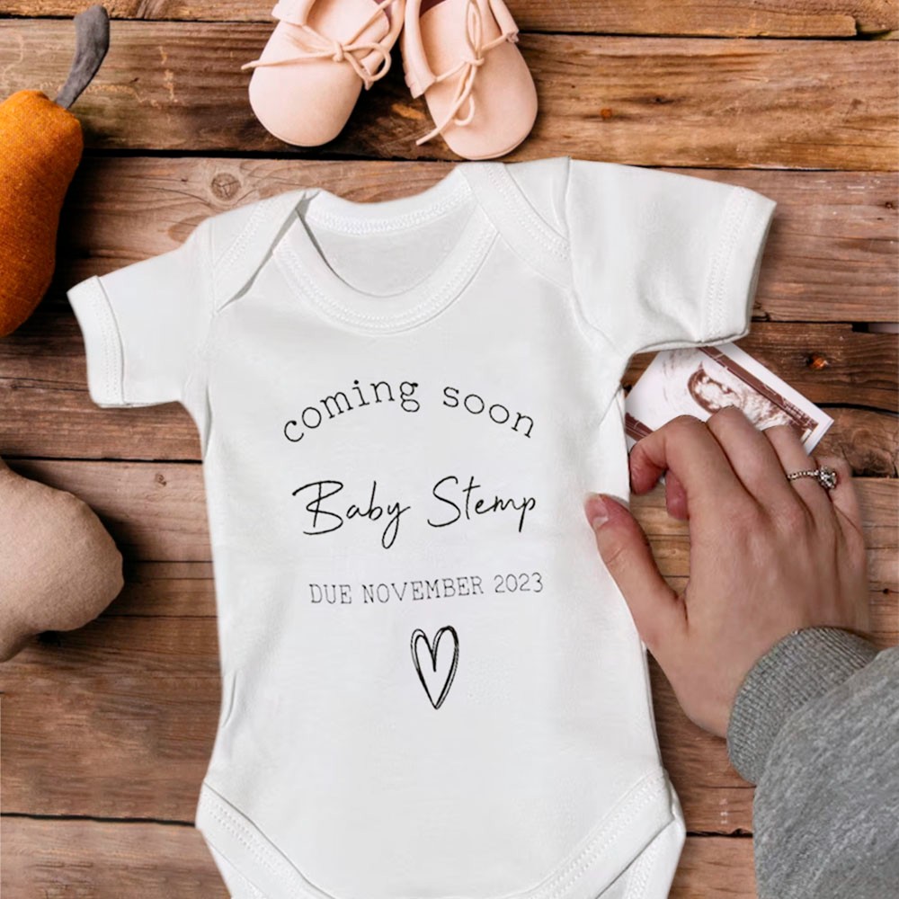 baby announcement onesie