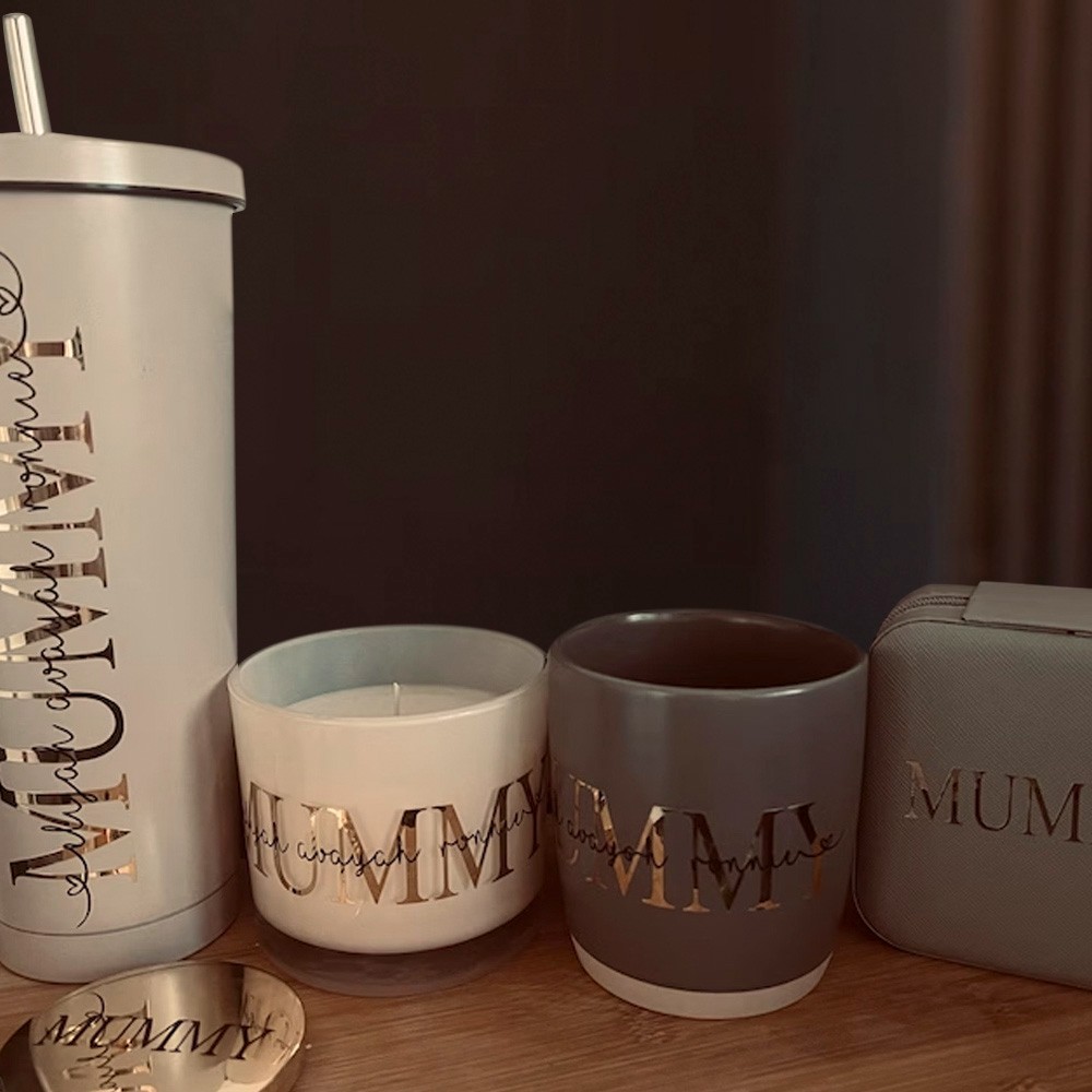 Gepersonaliseerde moederdagcadeausetdozen, praktische cadeausetdozen, geschenkmanden met namen