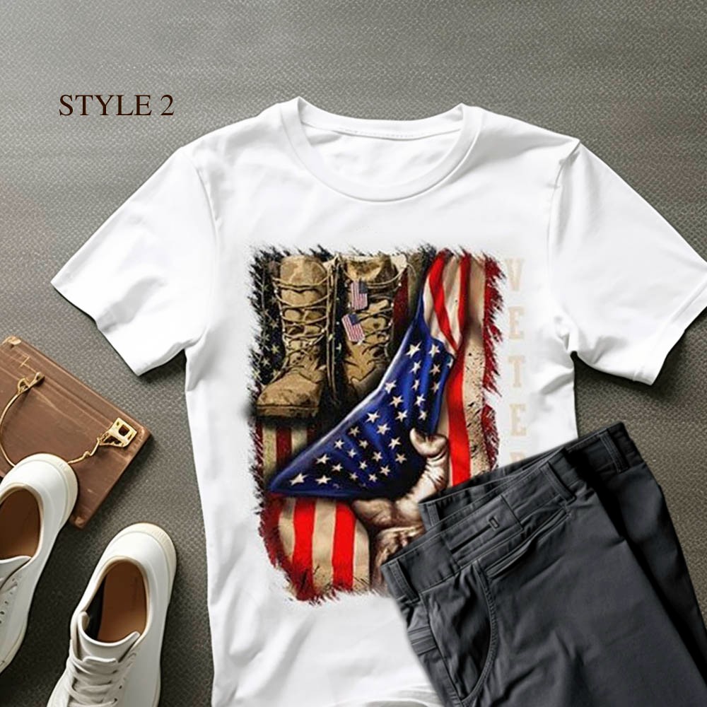 Retro 4. Juli Shirt, We the People American Flag T-Shirt, Rot Weiß und ...