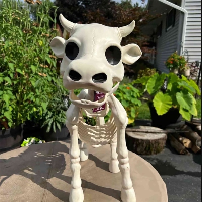 Cow & Horse Skeleton Halloween Decorative Prop