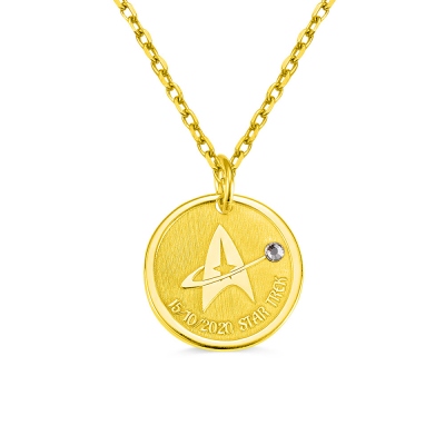 Personalized Trek Name Necklace