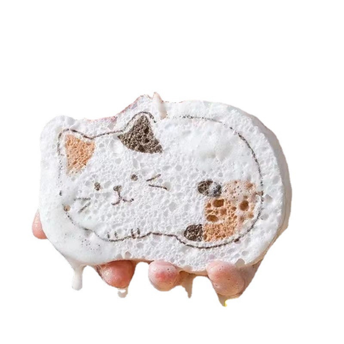 cute cat Sponge Dishcloth
