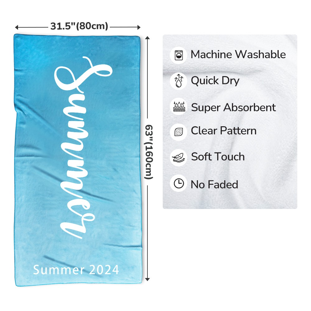 Serviette de bain nom