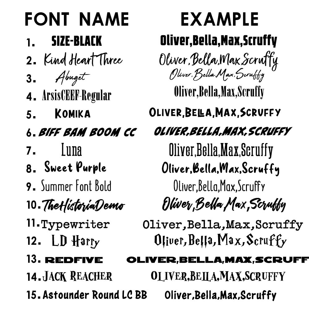 font