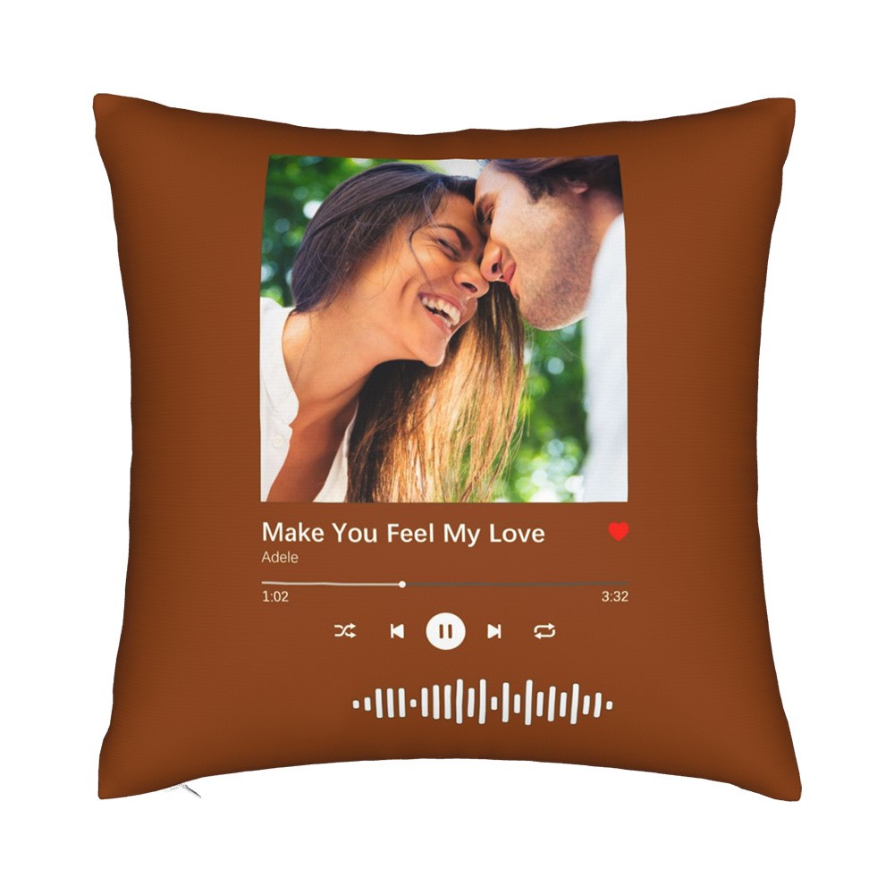 Custom Spotify Photo Music Player Pillowcase & Pillow