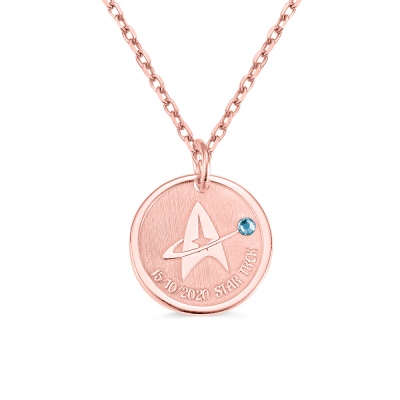Personalized Trek Name Necklace