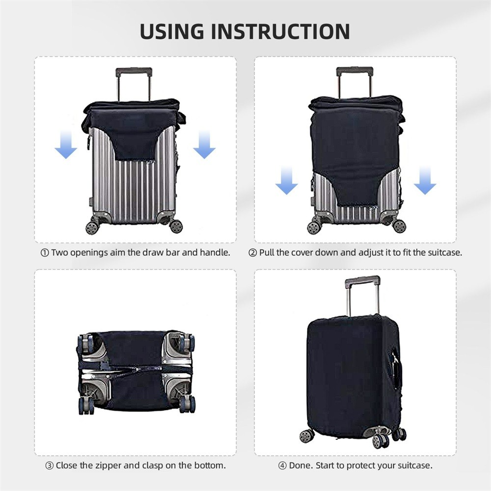 Personalisieren Sie Kofferhüllen mit Haustierfoto-Logo