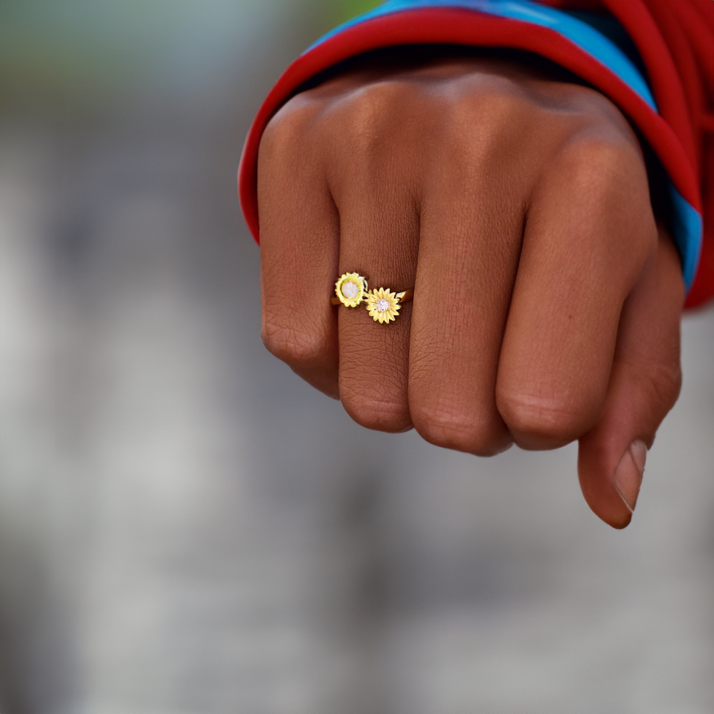 sunflower ring