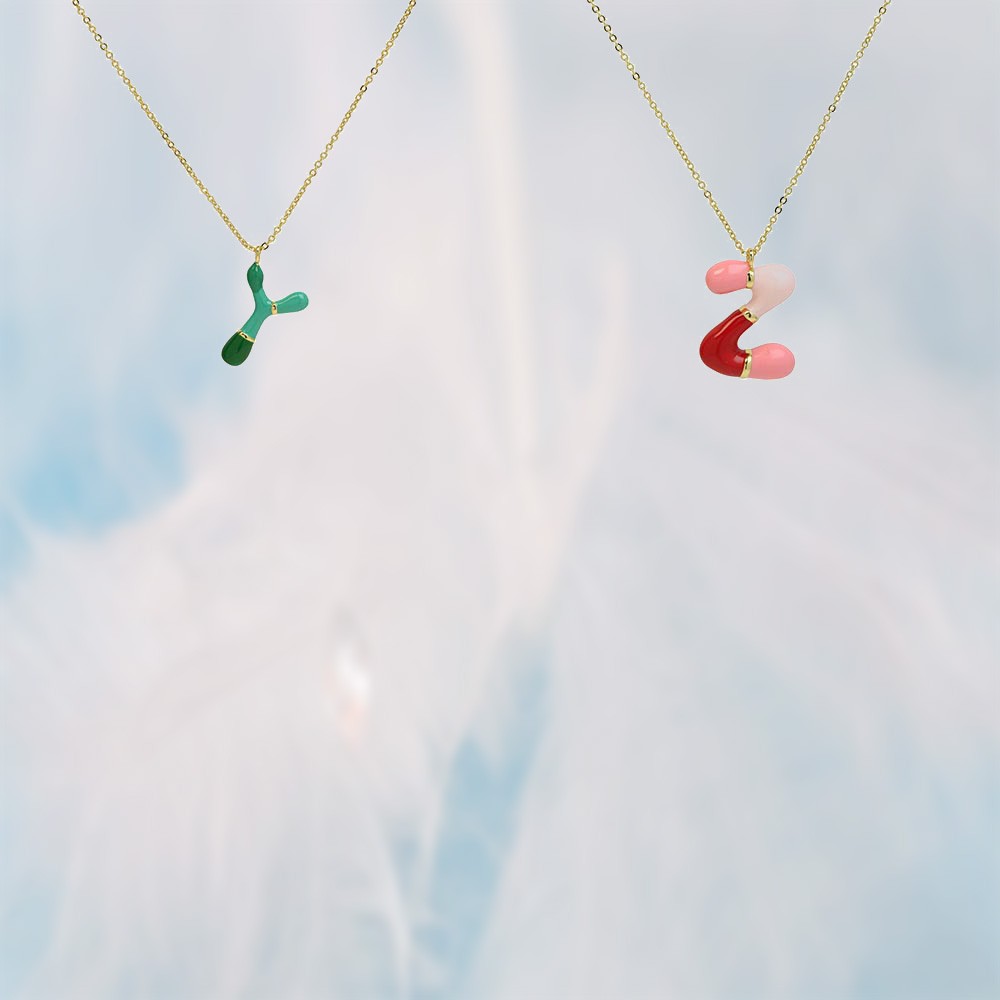 Colorful Letter Necklace