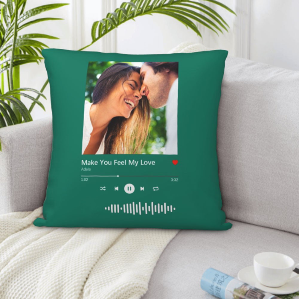 Custom Spotify Photo Music Player Pillowcase & Pillow