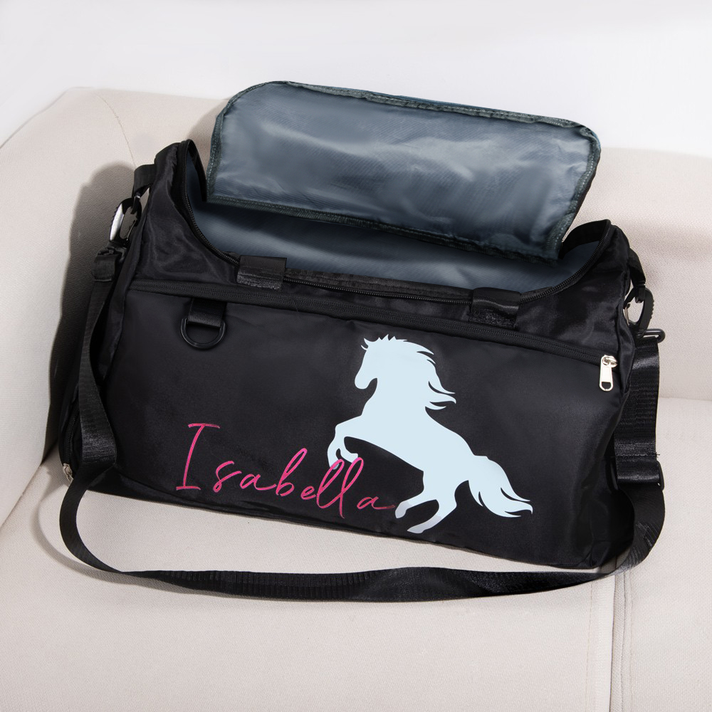 Borsa A Tracolla Personalizzata Uomo Donna Con Foto E Testo: 20x8x33cm, Grande Capacità, Unisex