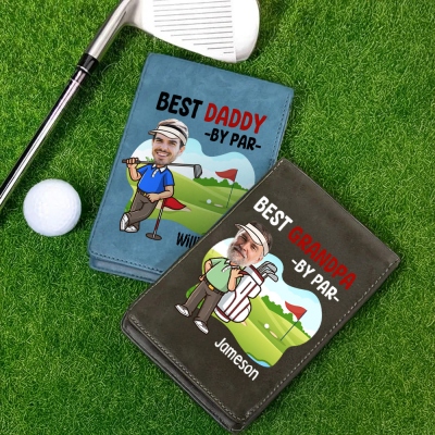 Leather Golf Scorecard Holder