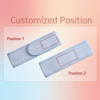 Personligt broderat namn spa-hårband, hudvårds- och sminkhårband, möhippa, skönhetsaccessoar, present till henne/vänner/brudtärna