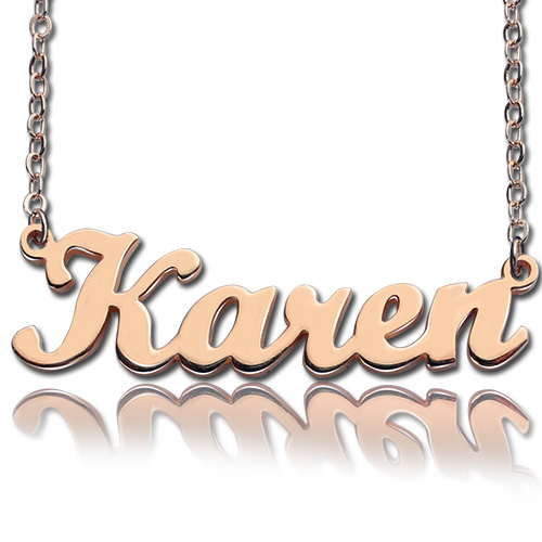 karen name necklace