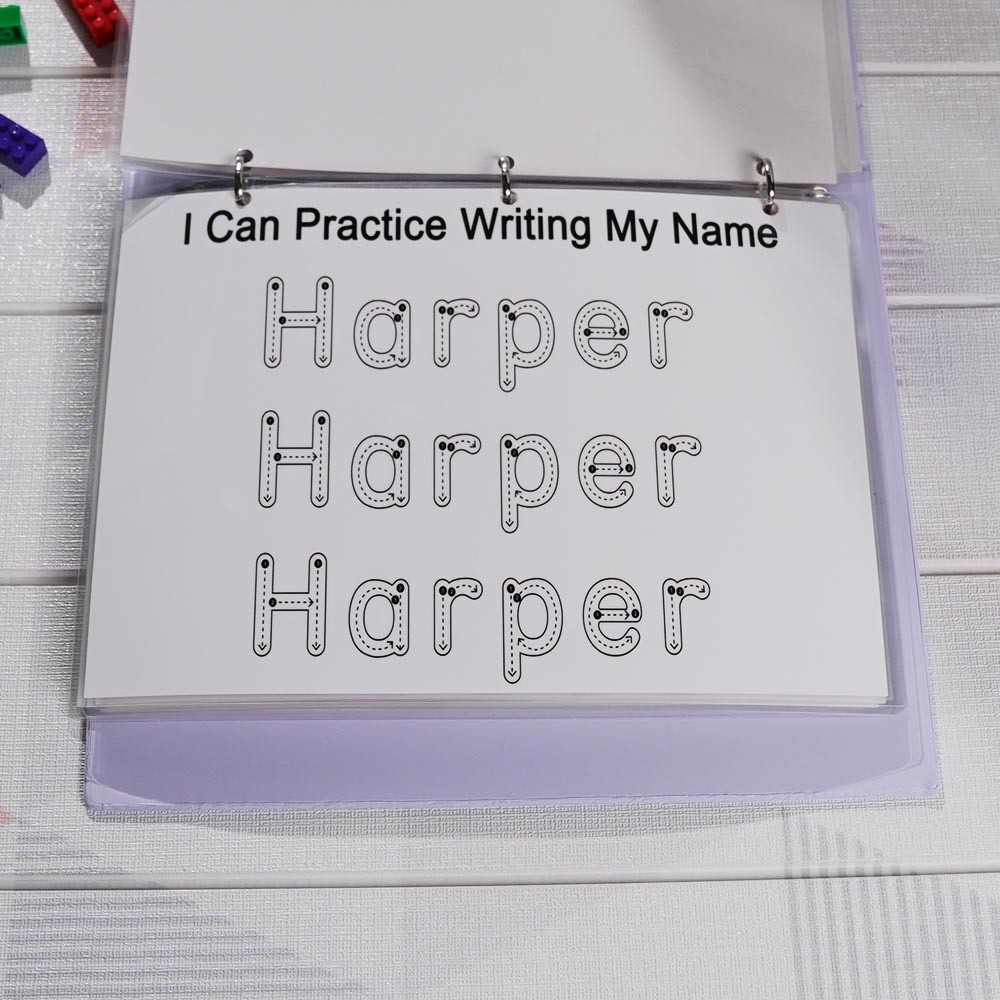 Personalized Preschool Learning Binder