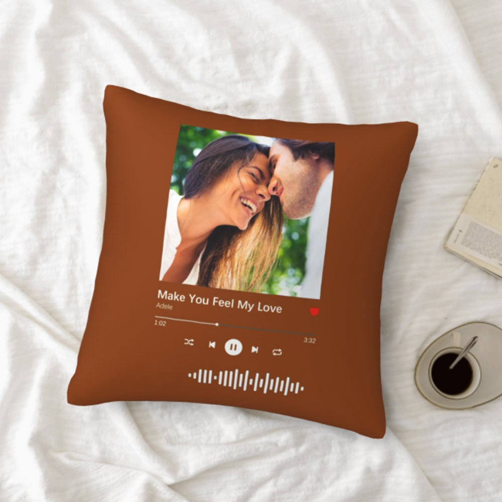 Custom Spotify Photo Music Player Pillowcase & Pillow