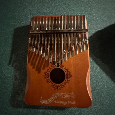 Personalized Engraved Name 17-Key Kalimba, Wooden African Thumb Piano with Text, Musical Instrument, Birthday Gift for Kids/Adults/Music Enthusiasts