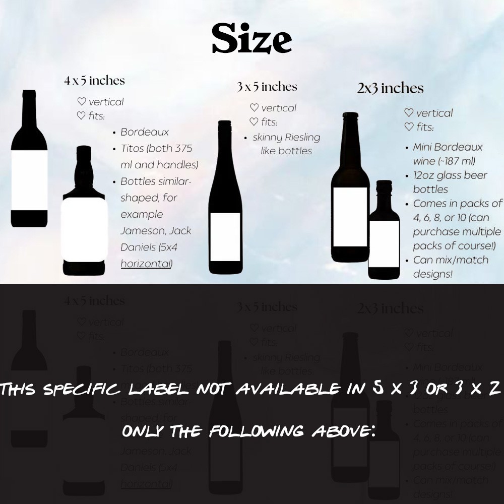 Times Newspaper design Wine Bottle Label