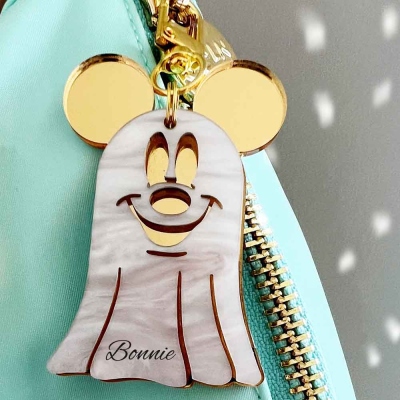 Customize Your Own Ghost Mickey Bag Charm