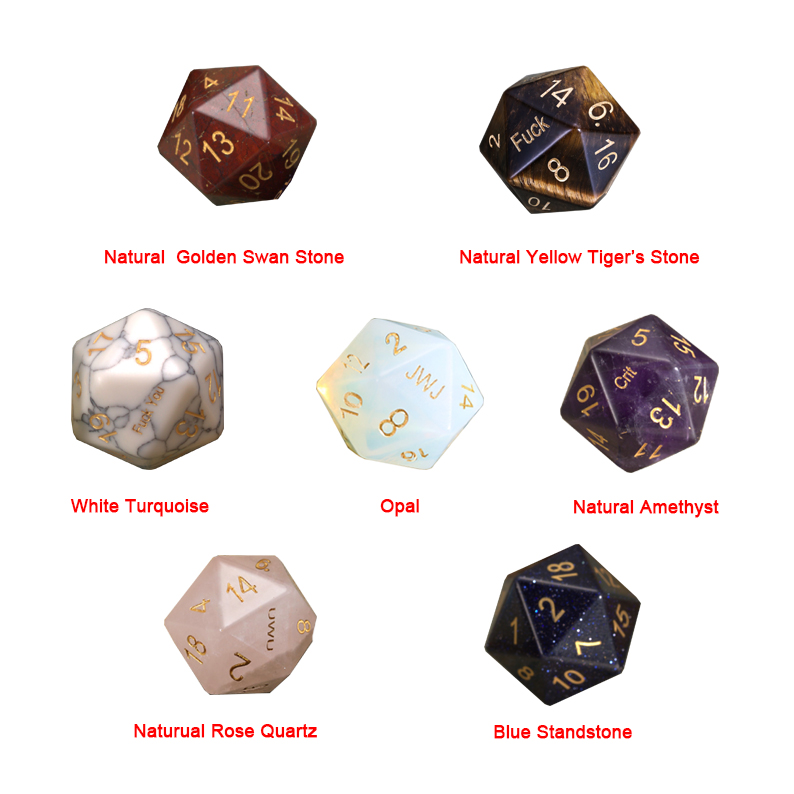 Personalized D20 Dice For DND Gamers