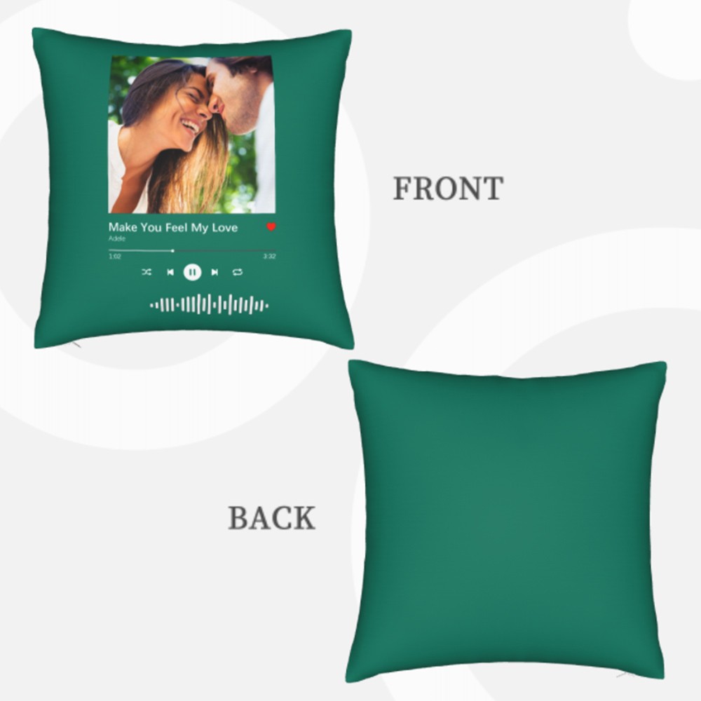 Custom Spotify Photo Music Player Pillowcase & Pillow