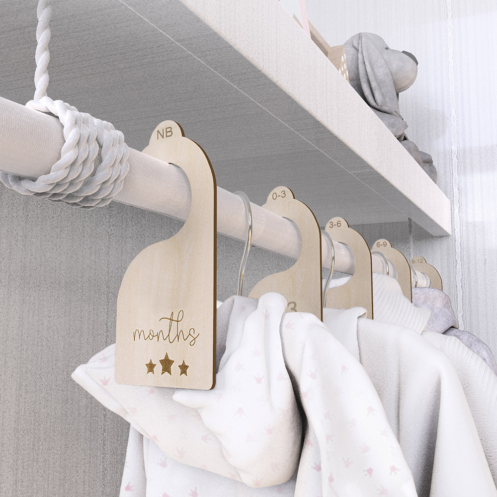 Baby Closet Divider Hangers – Home Bound Custom Decor