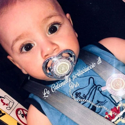 Personalized Baby Name Pacifier and Clip