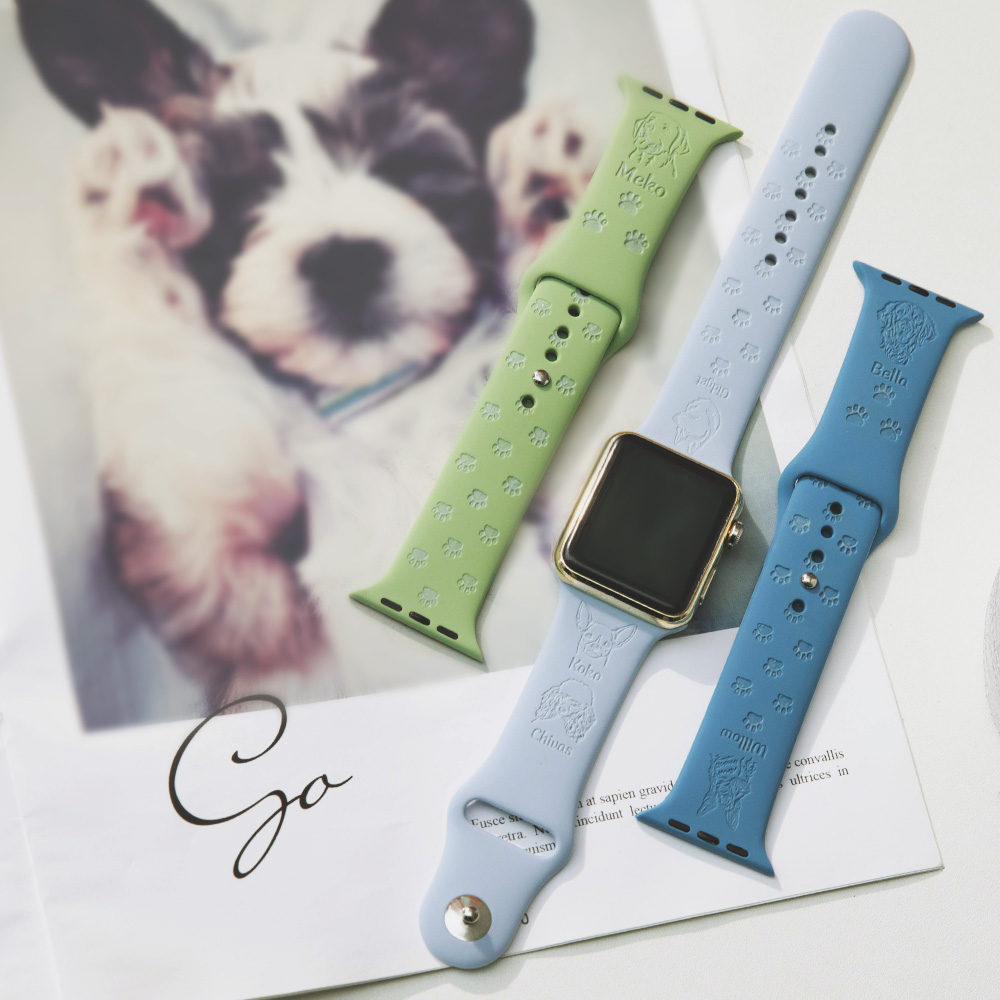 Golden retriever apple online watch band