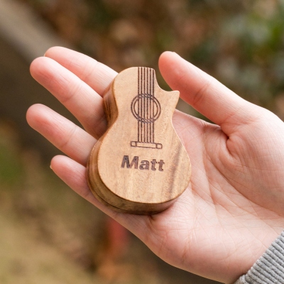 Personalized Photo/Engraving Guitar Picks With Case