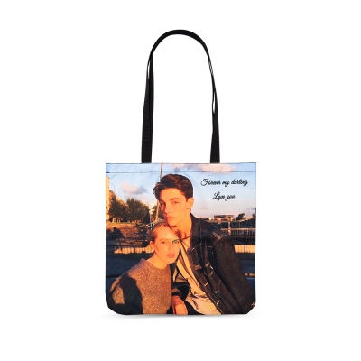 Custom Photo Canvas Bag