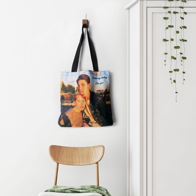 Custom Photo Canvas Bag