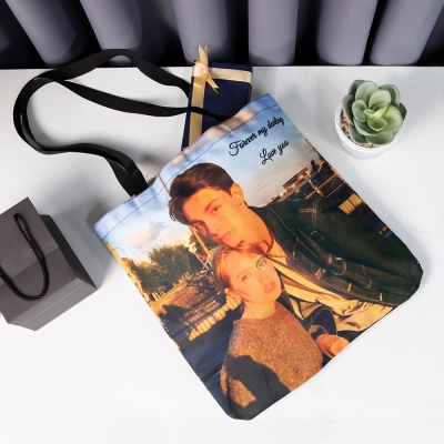 Custom Photo Canvas Bag