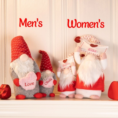 Custom Love Gnomes for Valentines Gift