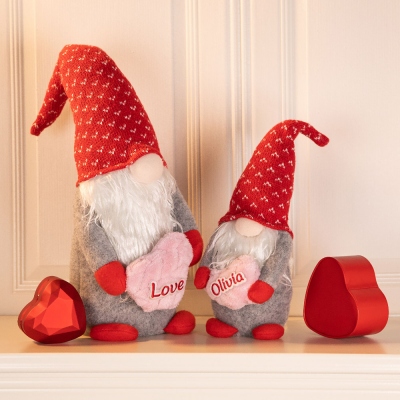 Custom Love Gnomes for Valentines Gift
