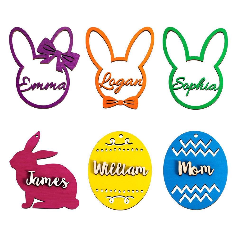 Custom Name Tags For Easter Baskets And Gifts