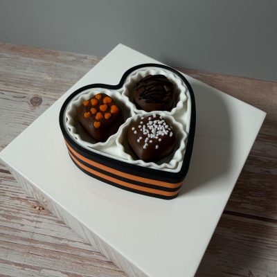 Chocolate Box Fidget Clicker Toy, Mechanical Keyboard Switch Fidget Clicker, Stress Relief/ASMR Stim Button Clicker, Gift for Dessert Lovers/ADHD/Her