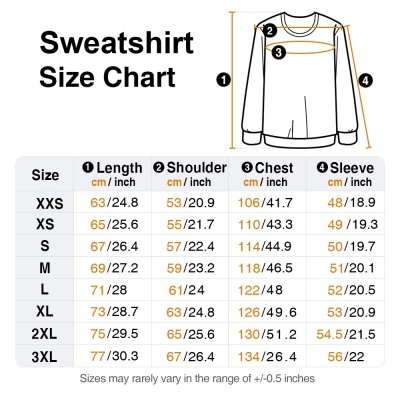 sweatshirt size