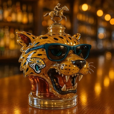 Jacksonville Jaguars Whisky Bottle