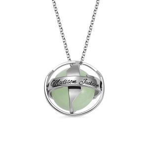 Personalized Luminous Ball Ring Necklace