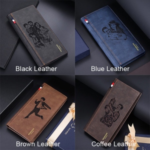 Personalized Name and Photo Leather Wallet