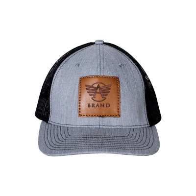 Customized Cool Logo Leather Patch Hat