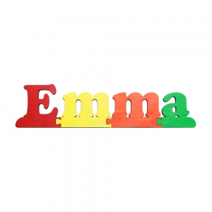Custom-made Wooden Name Puzzle Gift 