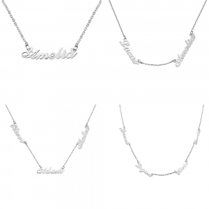 Personalized 1-4 Name Necklace