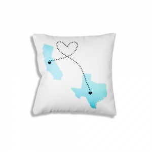 Callie Personalized Long Distance Relationship Pillow