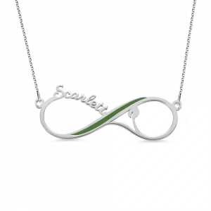 Personalized Vegan Infinity Name Necklace