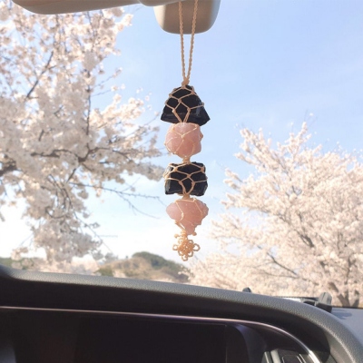 Love Happiness Energy Stones Car Hanging