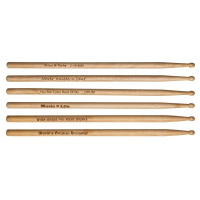 Custom-designed Maple Drum Sticks