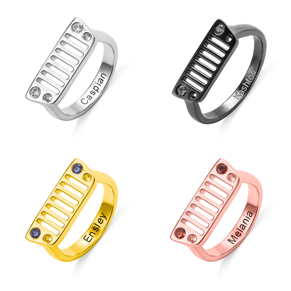 Personalized Jeep Ring