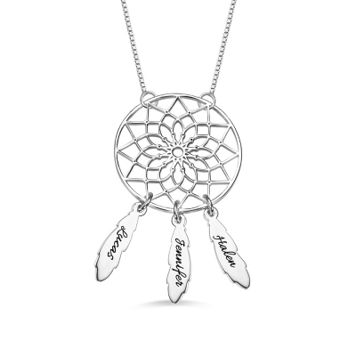 Personalized Dreamcatcher Necklace