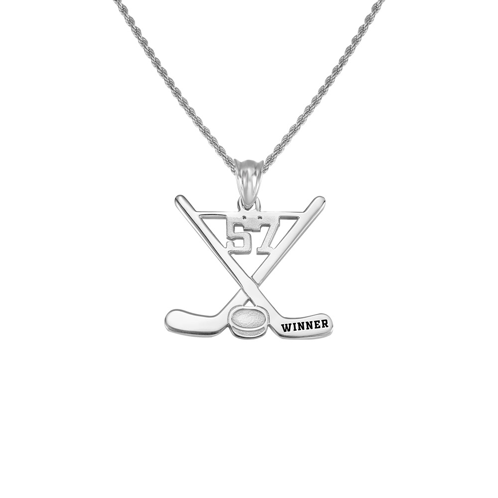 Hockey Disc Charm Charms for Bracelets and Necklaces 